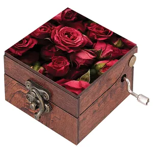 جعبه موزیکال مدل گل کد N102