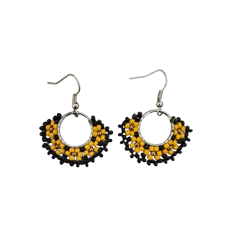 گوشواره زنانه مدل آفتابگردان کد GCR4