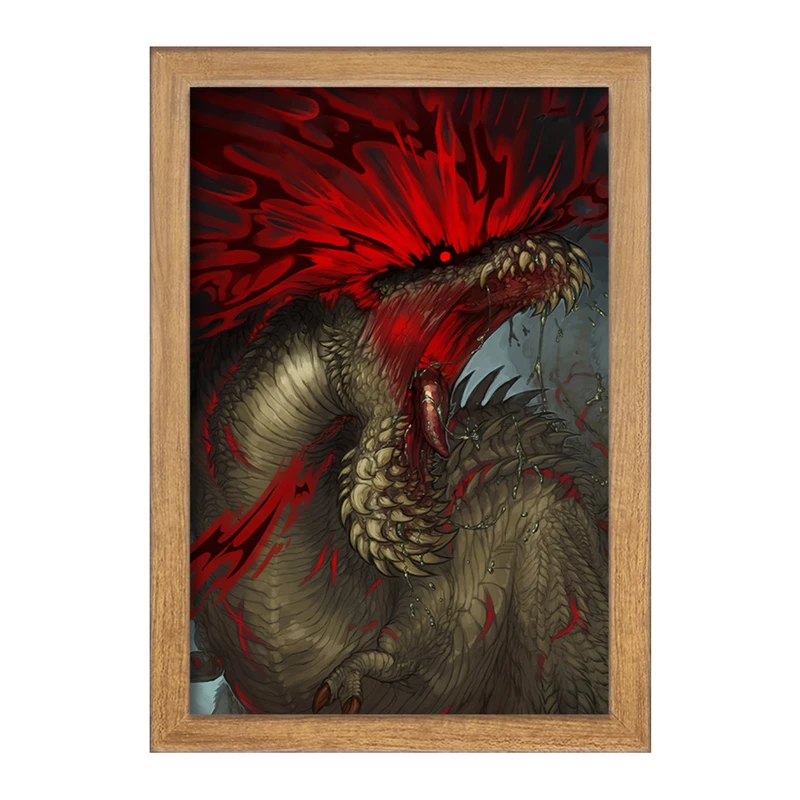 تابلو خندالو مدل بازی شکارچی هیولا (Monster Hunter) کد 33248