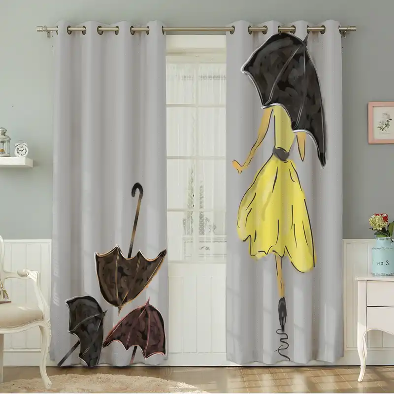 پرده نیروانا طرح کودک مدل مخمل کد 8930 سایز 140×280 سانتی متر