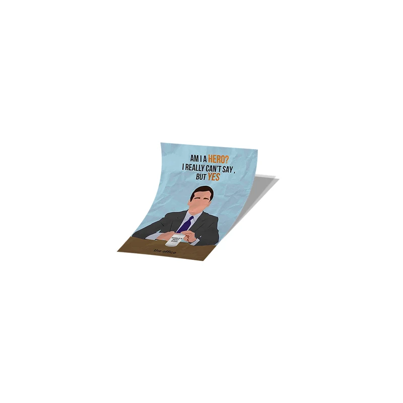 استیکر تزئینی موبایل و تبلت لولو مدل مایکل سریال آفیس THE OFFICE کد 648