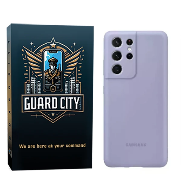کاور گارد سیتی مدل سیلیکونی مناسب‌ برای گوشی موبایل سامسونگ Galaxy S21 Ultra