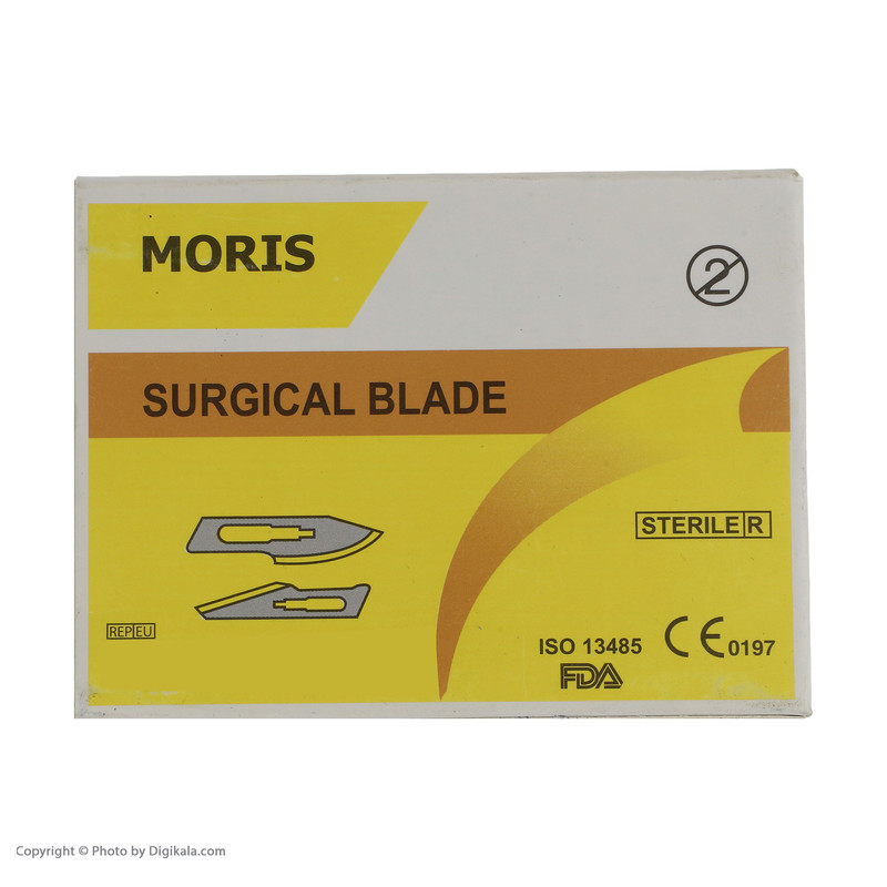 تیغ جراحی موریس سایز 23 بسته 100 عددی