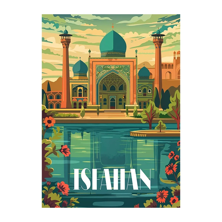 استیکر پارچه و لباس پاد آفرین مدل اصفهان ایران کد S7508