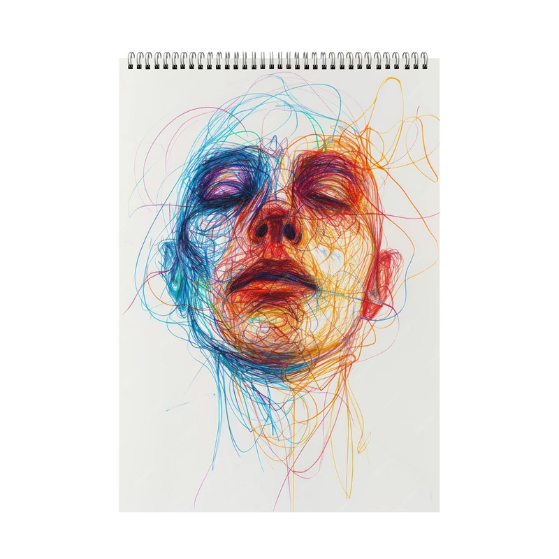 دفتر طراحی 40 برگ مدل پرتره کد a3_2