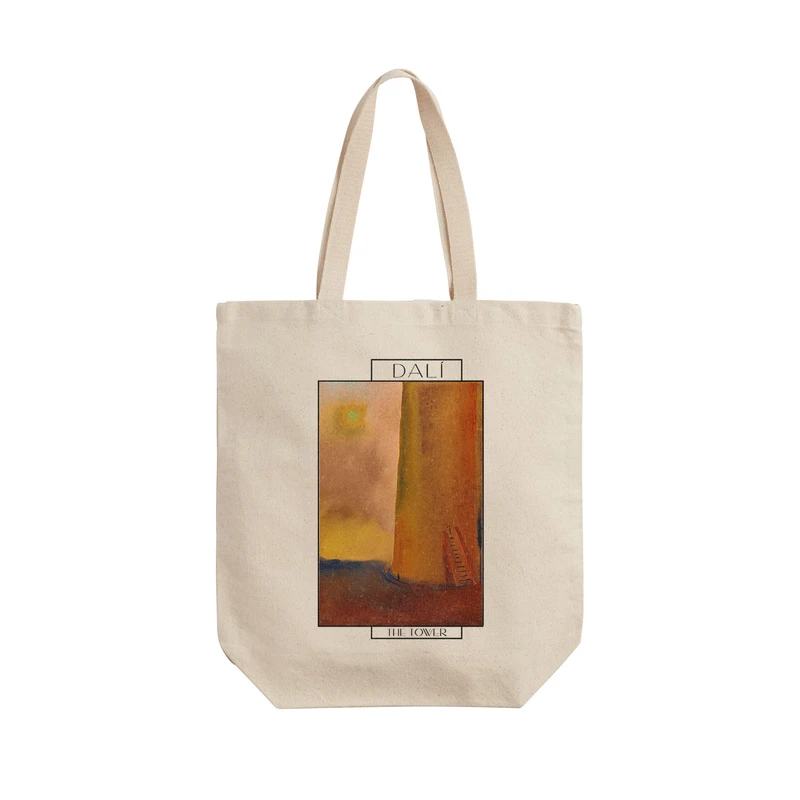 ساک خرید ترمه طراحان ایده مدل برج از دالی کد art0790 - L