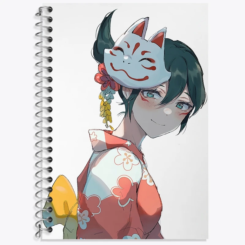 دفتر زبان 50 برگ خندالو مدل سه خط طرح بازی اورواچ (Overwatch) کد 31603