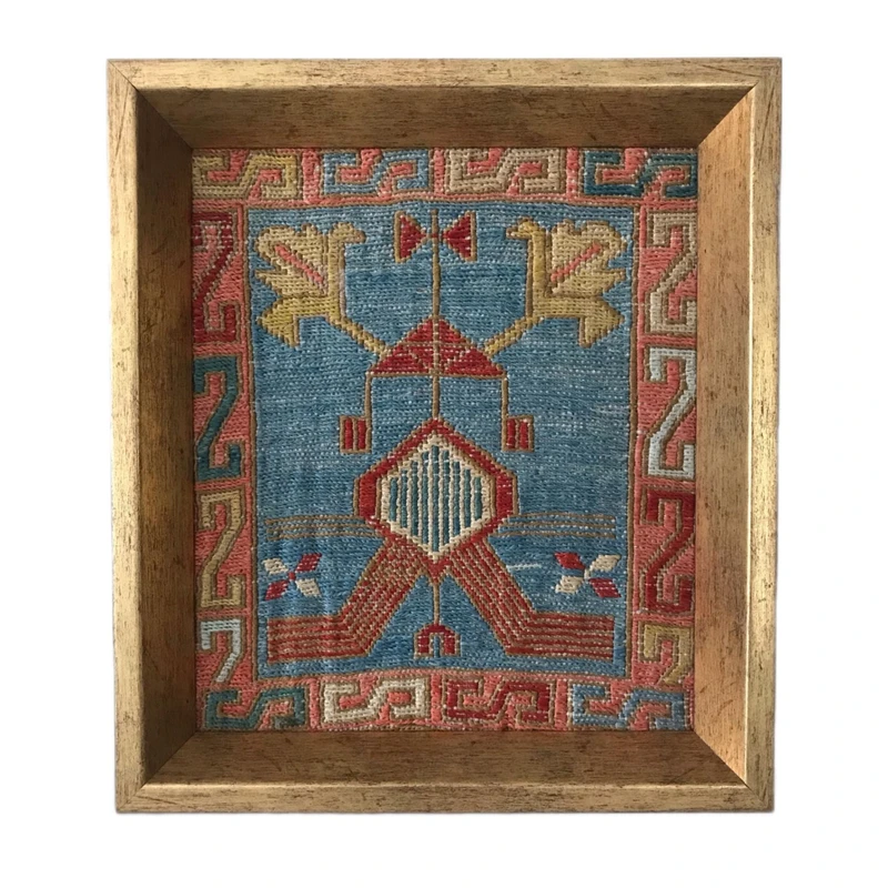 تابلو فرش دستباف طرح قاب گلیم مدل سلاله