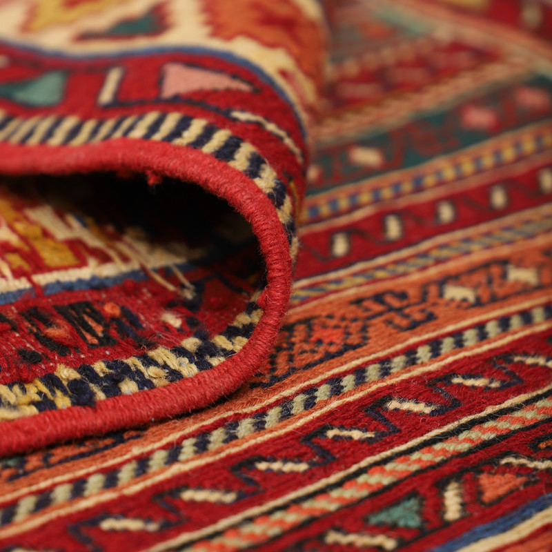 گلیم دستبافت نیم متری مدل ورنی کد 40201192