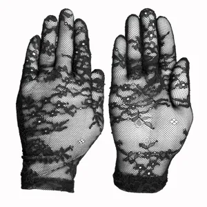 دستکش زنانه پرنیا سیلین مدل تمام گیپور