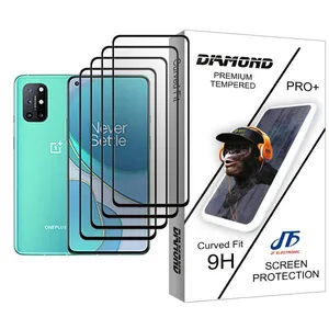 JF Diamond Glass MIX004 Screen Protector For OnePlus 8T Pack Of 4