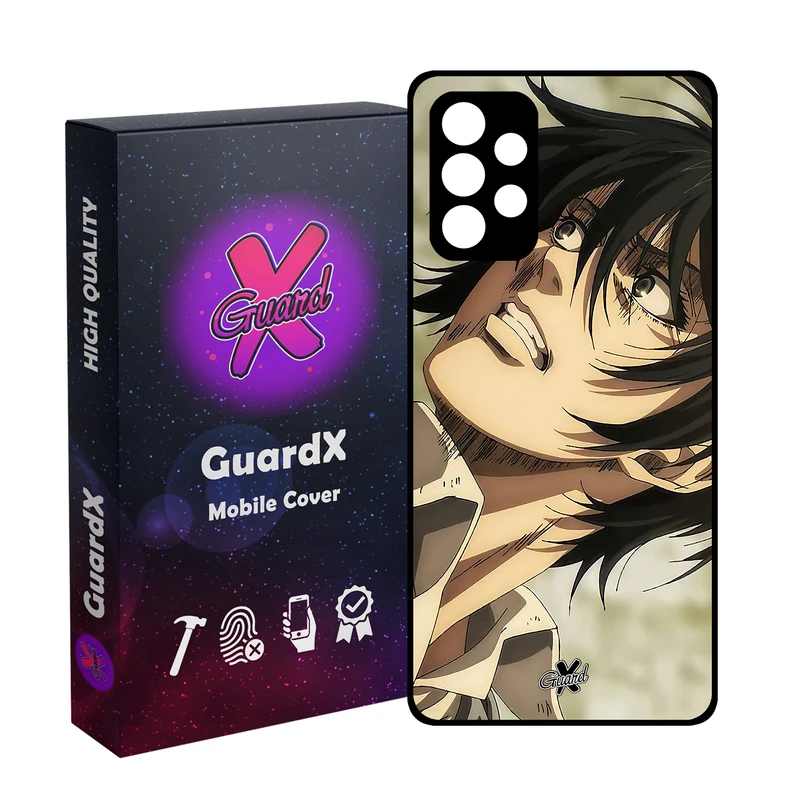 کاور گارد ایکس طرح میکاسا انیمه مدل Glass10546 مناسب برای گوشی موبایل سامسونگ Galaxy A73