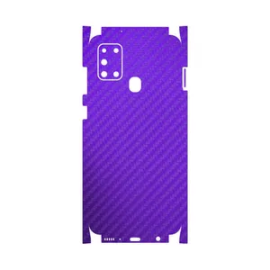 MAHOOT Purple-Fiber-FullSkin Cover Sticker for Samsung Galaxy A21s