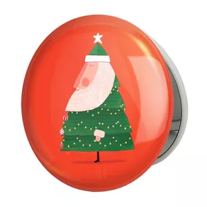 آینه جیبی خندالو طرح کریسمس Christmas مدل تاشو کد 22152 