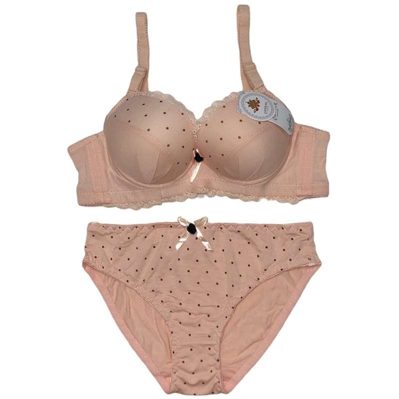 ست شورت و سوتین زنانه مدل خال خالی کد F224