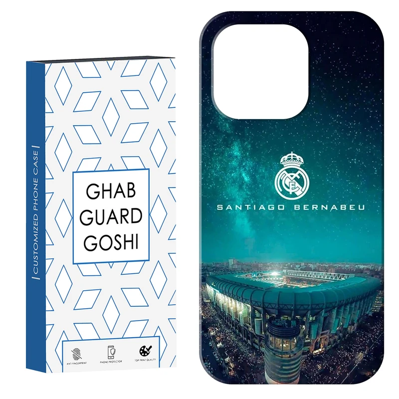 کاور قاب گارد گوشی طرح رئال مادرید کد Dimo-587 مناسب برای گوشی موبایل اپل IPHONE 15 PRO MAX   