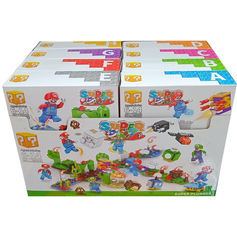 ساختنی 352 تکه مدل SUPERMARIO کد LB9102 بسته 8 عددی