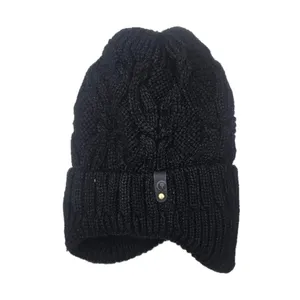 کلاه بافتنی داخل خز گوش دار