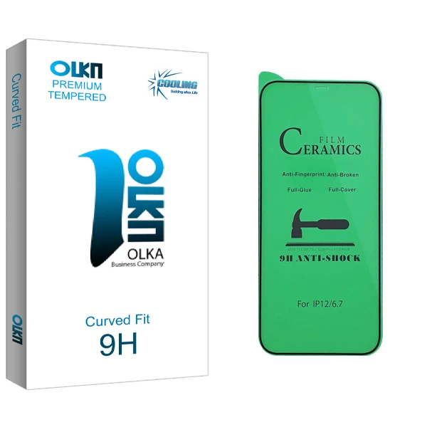 محافظ صفحه نمایش سرامیکی کولینگ مدل Olka glass مناسب برای گوشی موبایل اپل iPhone 12 pro max