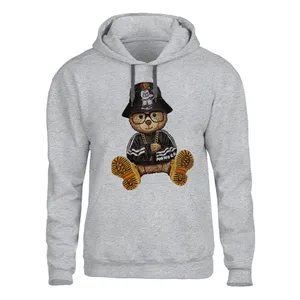 هودی مردانه مدل رالف کد 140 رنگ طوسی