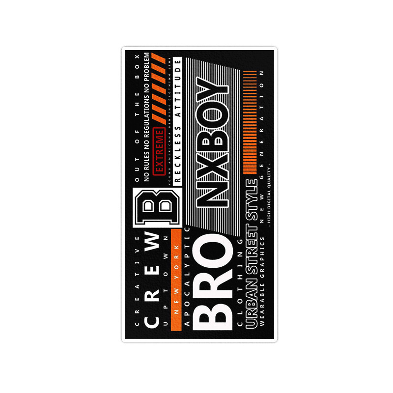 استیکر لپ تاپ ماسا دیزاین طرح BOY مدل STKA00290