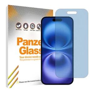 Panzer Glass Resistant model matte anti-blue ray screen protector suitable for Apple iPhone 16 mobile phone