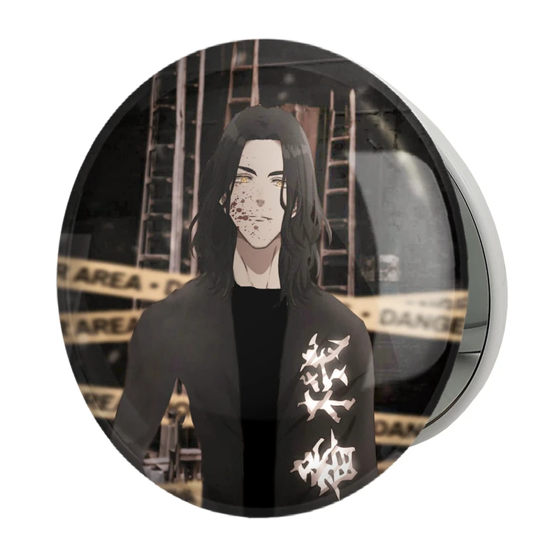 آینه جیبی خندالو طرح باجی کیوسکه انیمه توکیو ریونجرز مدل تاشو کد 11167 