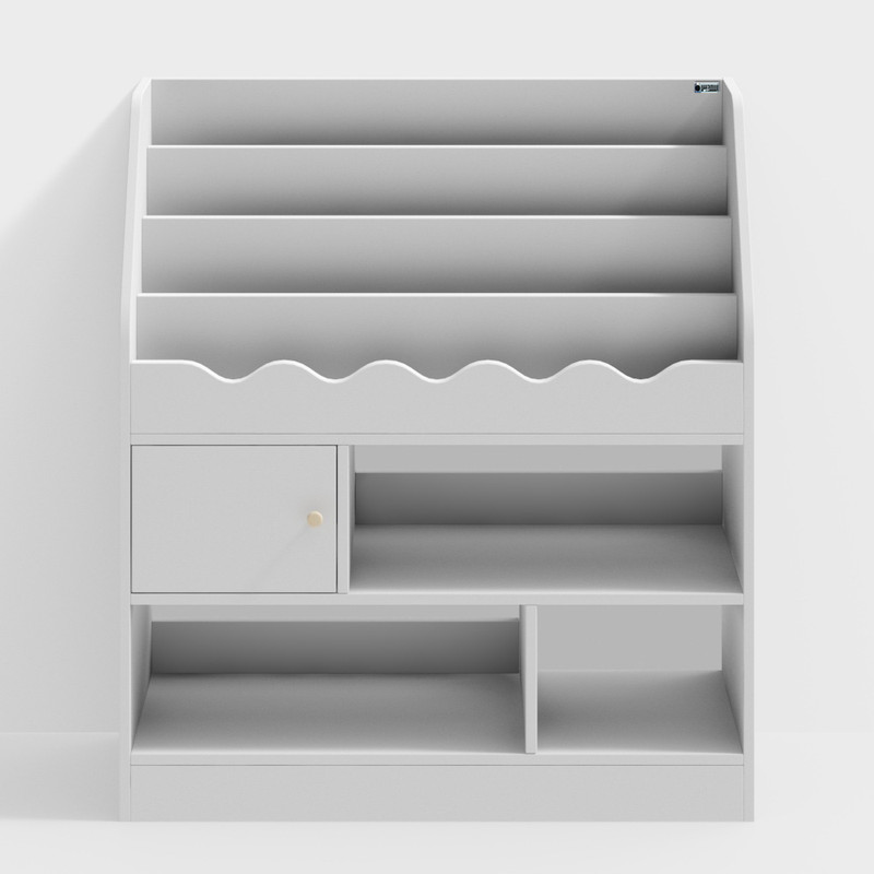 کتابخانه اسمردیس مدل K106 - MDF+