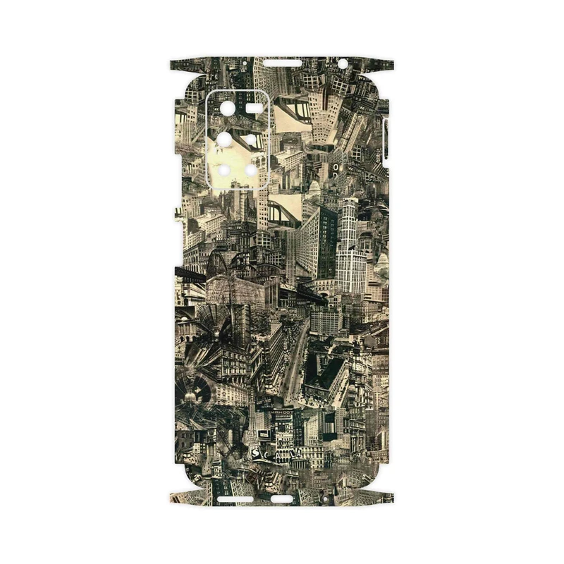برچسب پوششی ماهوت مدل Collage of Skyscraper-FullSkin مناسب برای گوشی موبایل شیائومی Redmi Note 11 4G