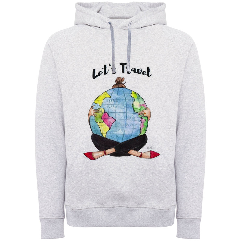 هودی زنانه مدل زمین W709