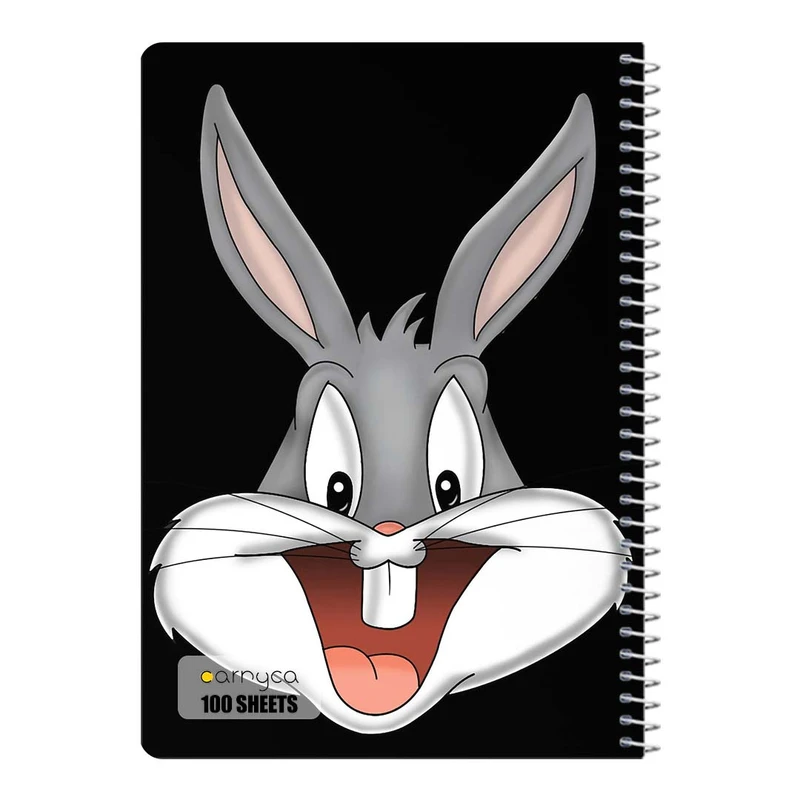دفتر مشق 100 برگ سیمی کارنیکا طرح باگز بانی The Bugs Bunny کد 14645