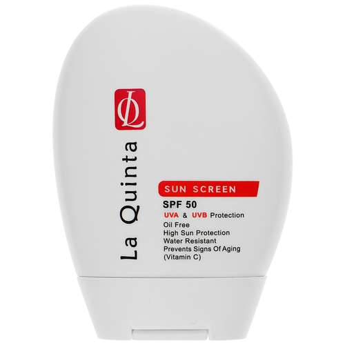 کرم ضد آفتاب بی رنگ لاکویینتا SPF50 مدل ویتامین C مناسب انواع پوست حجم 50 میلی لیتر