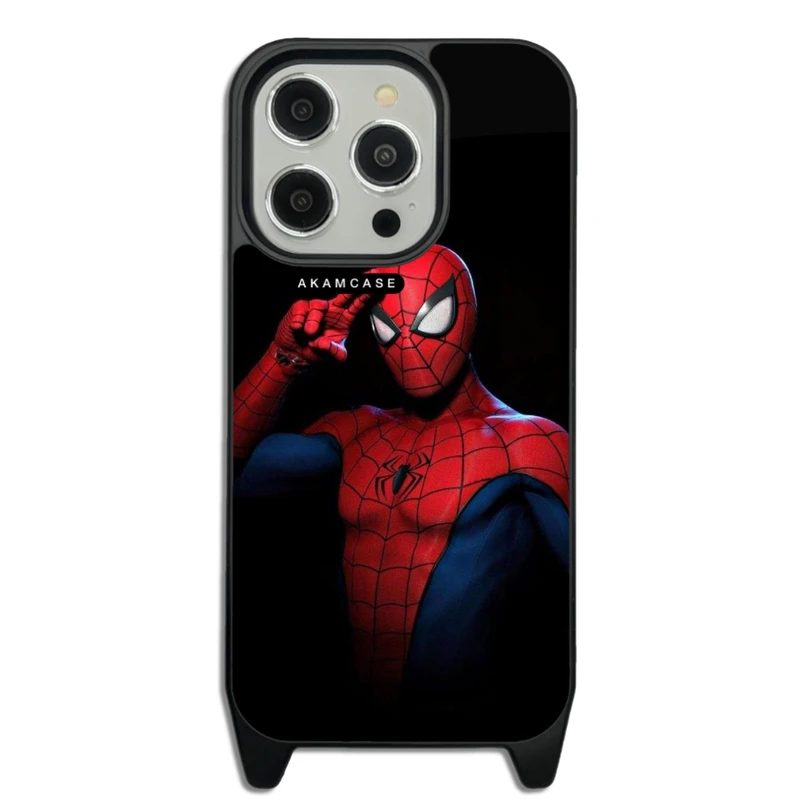 کاور آکام مدل AMC-WLA15PRO-SPIDER MAN6 مناسب برای گوشی موبایل اپل iPhone 15 Pro