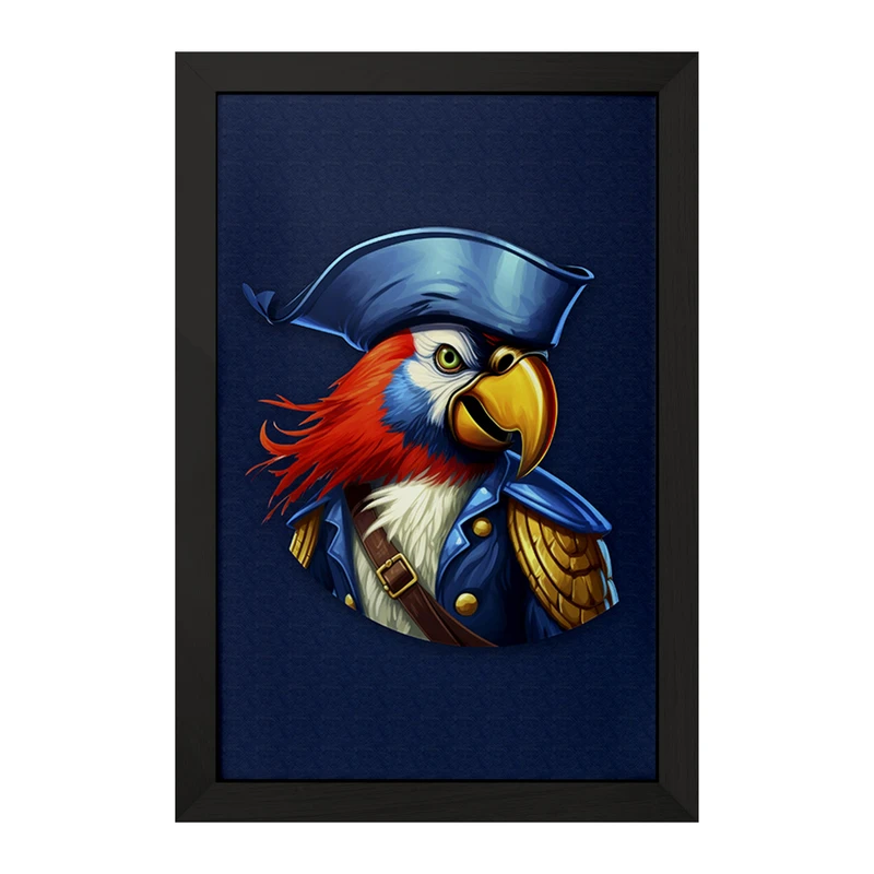 تابلو خندالو مدل طوطی کد F2625