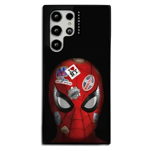AKAM AMCWSGS22U-SPIDERMAN6 Cover For Samsung Galaxy S21 Ultra