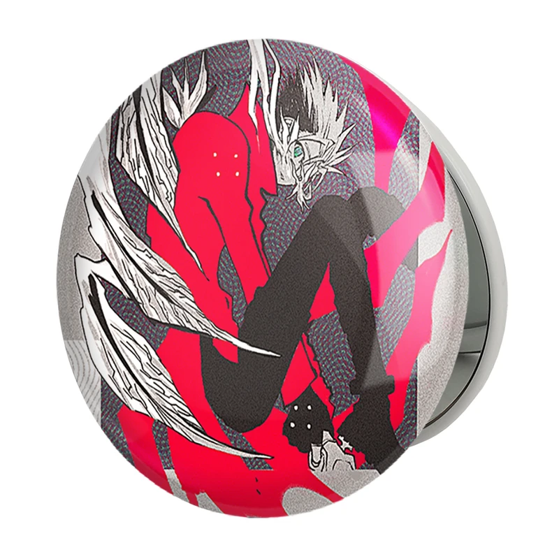 آینه جیبی خندالو طرح وش انیمه تریگان (Trigun) مدل تاشو کد 36234