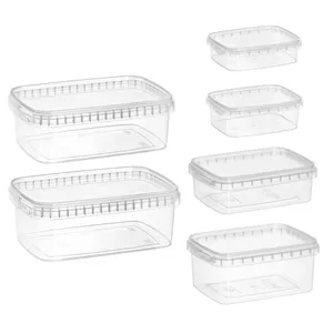 ظرف نگهدارنده مدل شفاف بسته 6 عددی