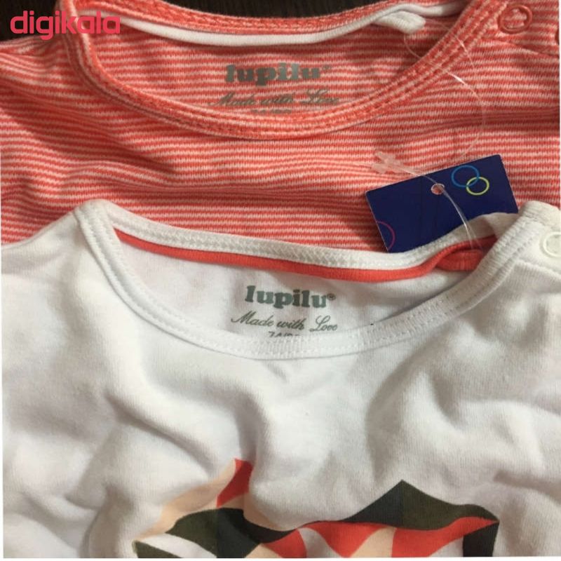  خرید اینترنتی با تخفیف ویژه تی شرت نوزادی لوپیلو کد A3 مجموعه دو عددی