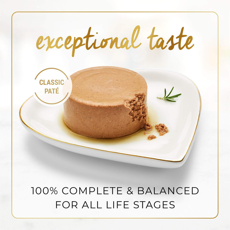 کنسرو گربه گورمت مدل پته گوشت مرغ وزن 85 گرم بسته 24 عددی