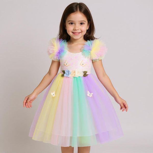 پیراهن دخترانه مدل مجلسی کد 17365