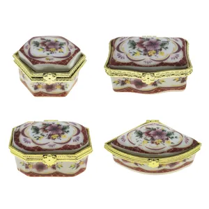 جعبه جواهرات مدل گل کد 02 مجموعه 4 عددی