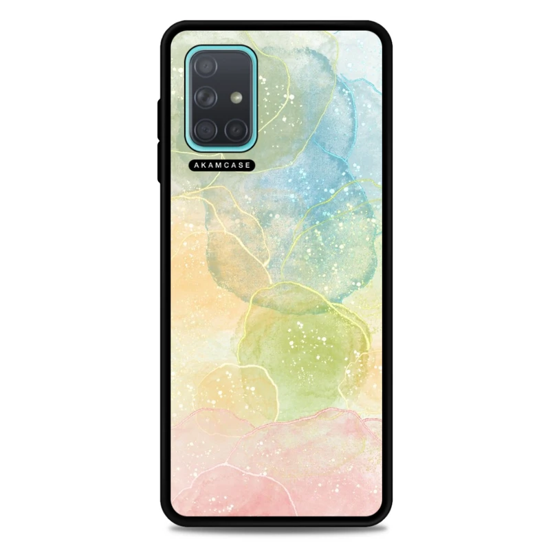کاور آکام مدل AMC-WSGA71-WATER COLOR-18 مناسب برای گوشی موبایل سامسونگ Galaxy A71
