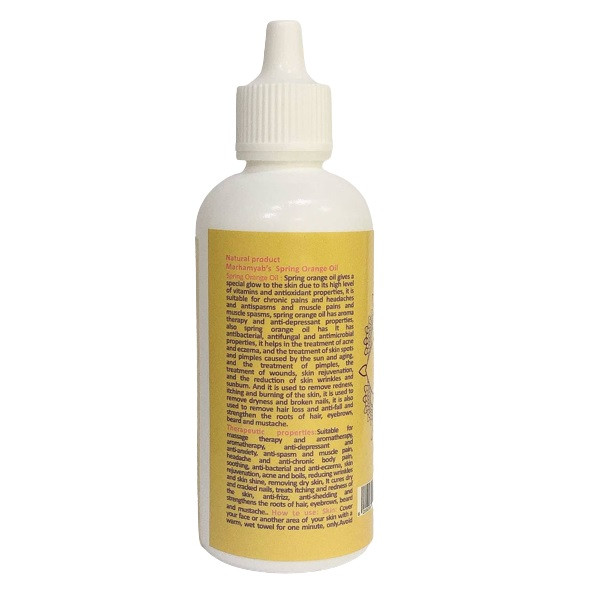 روغن تقویت کننده مو و ابرو ریش و سبیل مرهم یاب مدل بهار نارنج حجم 80 میلی لیتر روغن تقویت کننده مو و ابرو ریش و سبیل مرهم یاب مدل بهار نارنج حجم 80 میلی لیتر