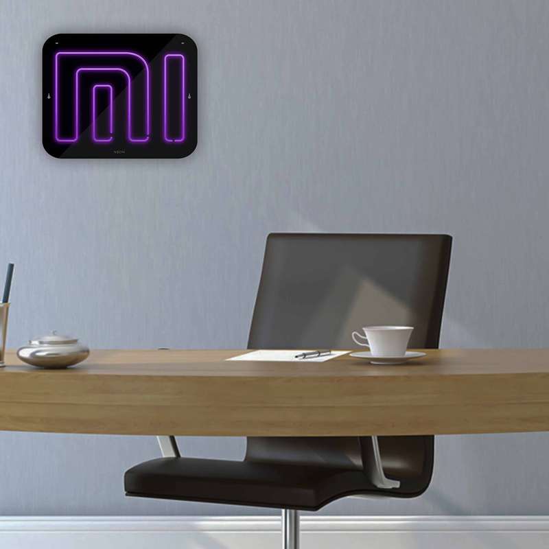 چراغ دیواری نئون دیزاین مدل Xiaomi-BL_PR