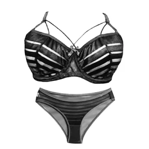 ست شورت و سوتین زنانه بی اند دی مدل اتوبانی کد 1 رنگ مشکی