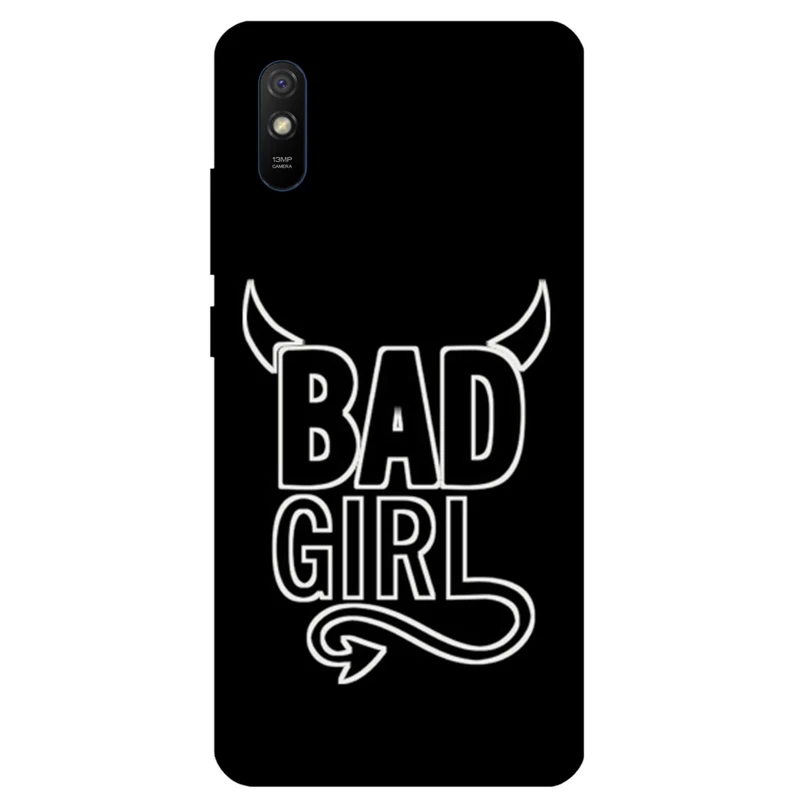 کاور مگافون طرح دختر بد مدل 8105 مناسب برای گوشی موبایل شیائومی Redmi 9i / Redmi 9i Sport