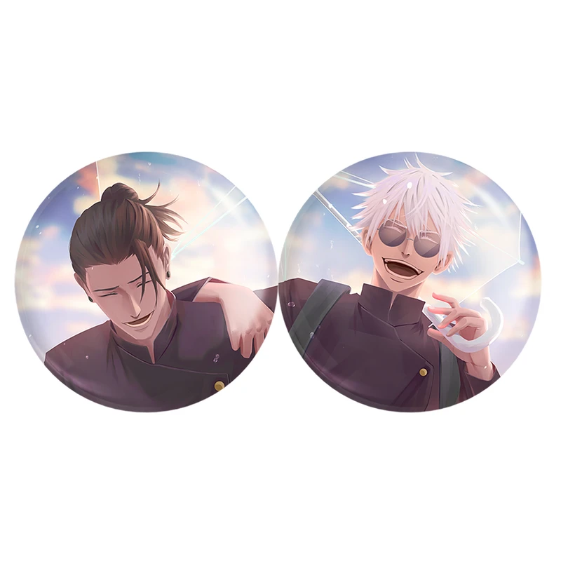 مگنت خندالو مدل گوجو و گتو انیمه جوجوتسو کایزن Jujutsu Kaisen کد A96 مجموعه 2 عددی