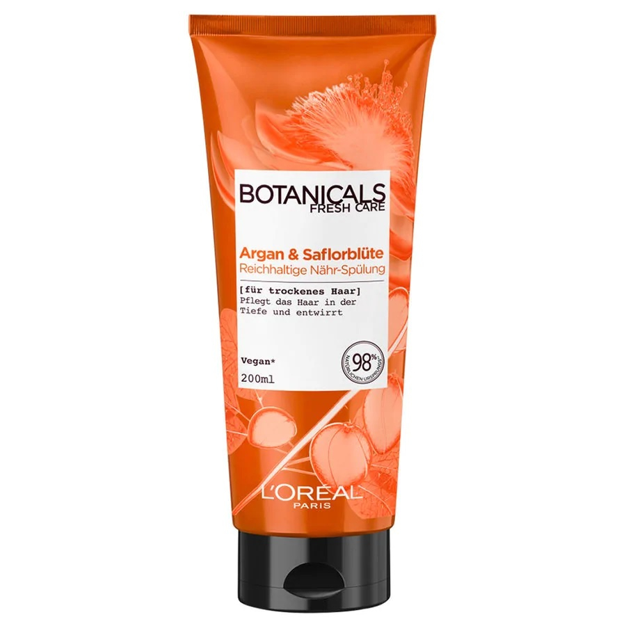 نرم کننده مو لورآل مدل Botanicals Argan & Safflower Hair حجم 200 میلی لیتر