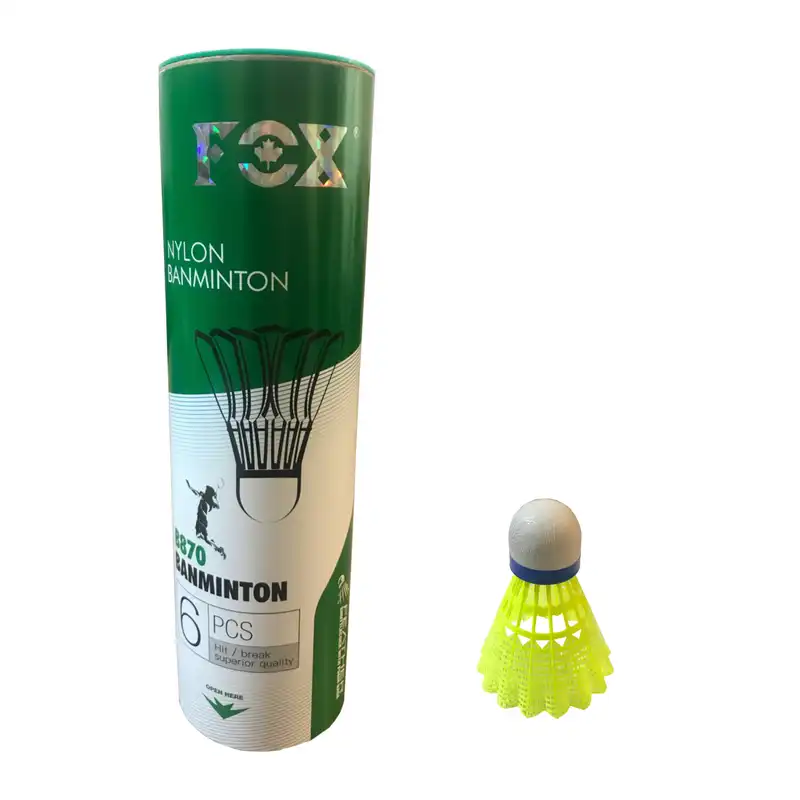 راکت بدمینتون فاکس مدل سوپر پاور بسته 2 عددی به همراه توپ بدمینتون فاکس مدل B307 بسته 6 عددی