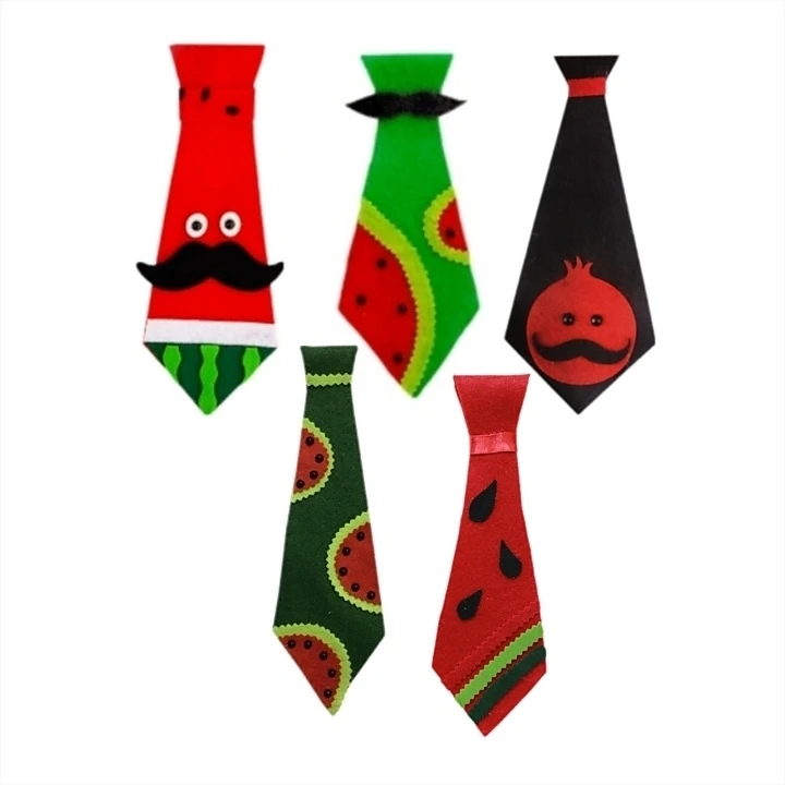 کراوات پسرانه مدل یلدا مجموعه 5 عددی